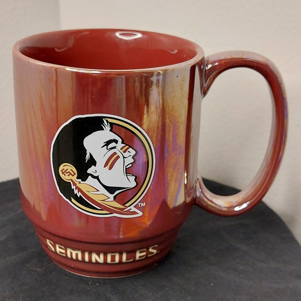 Florida State Seminoles Iridescent Maroon Coffee Mug 16 oz The Memory Co. New